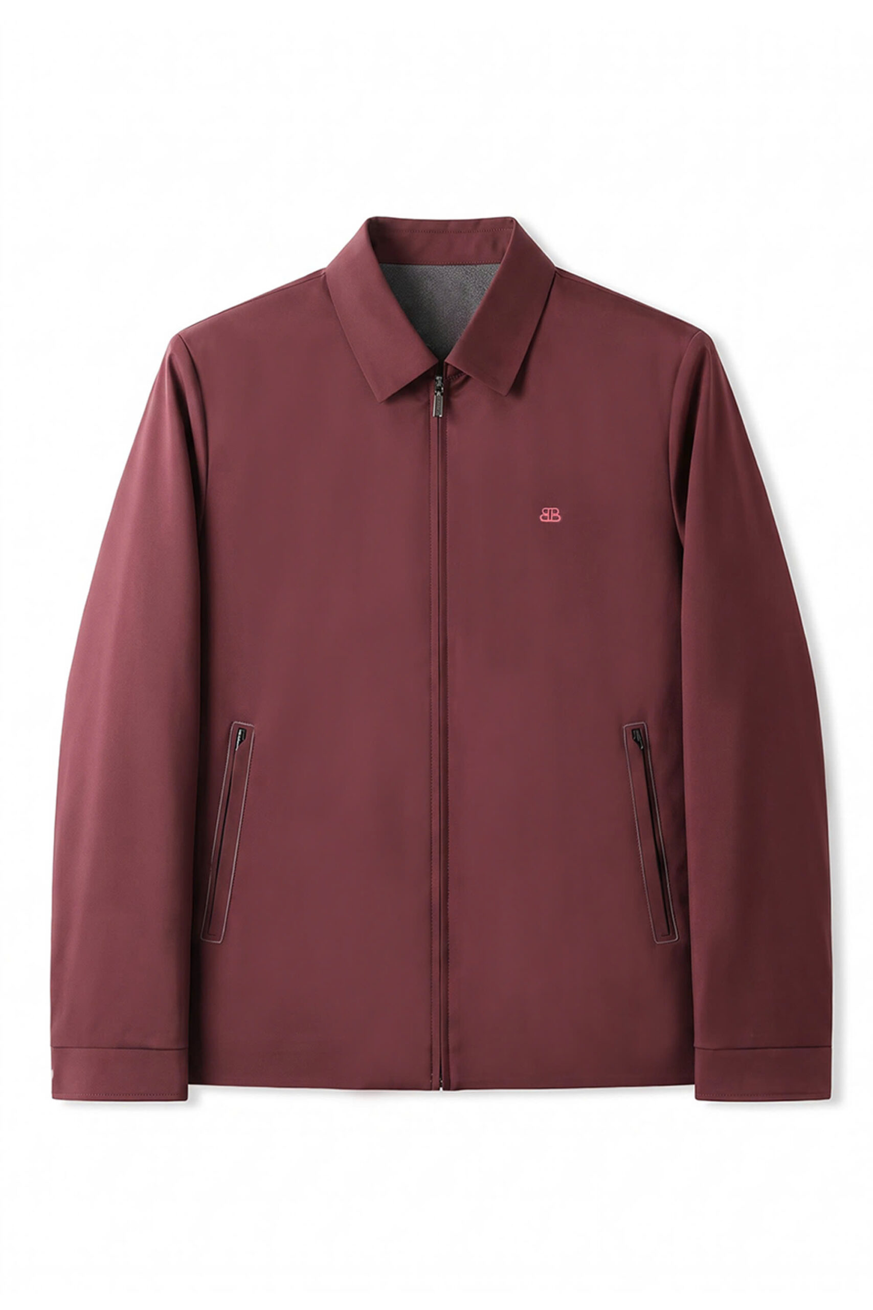 Áo Khoác Harrington Len Pha Tơ Gỗ Sồi High-end