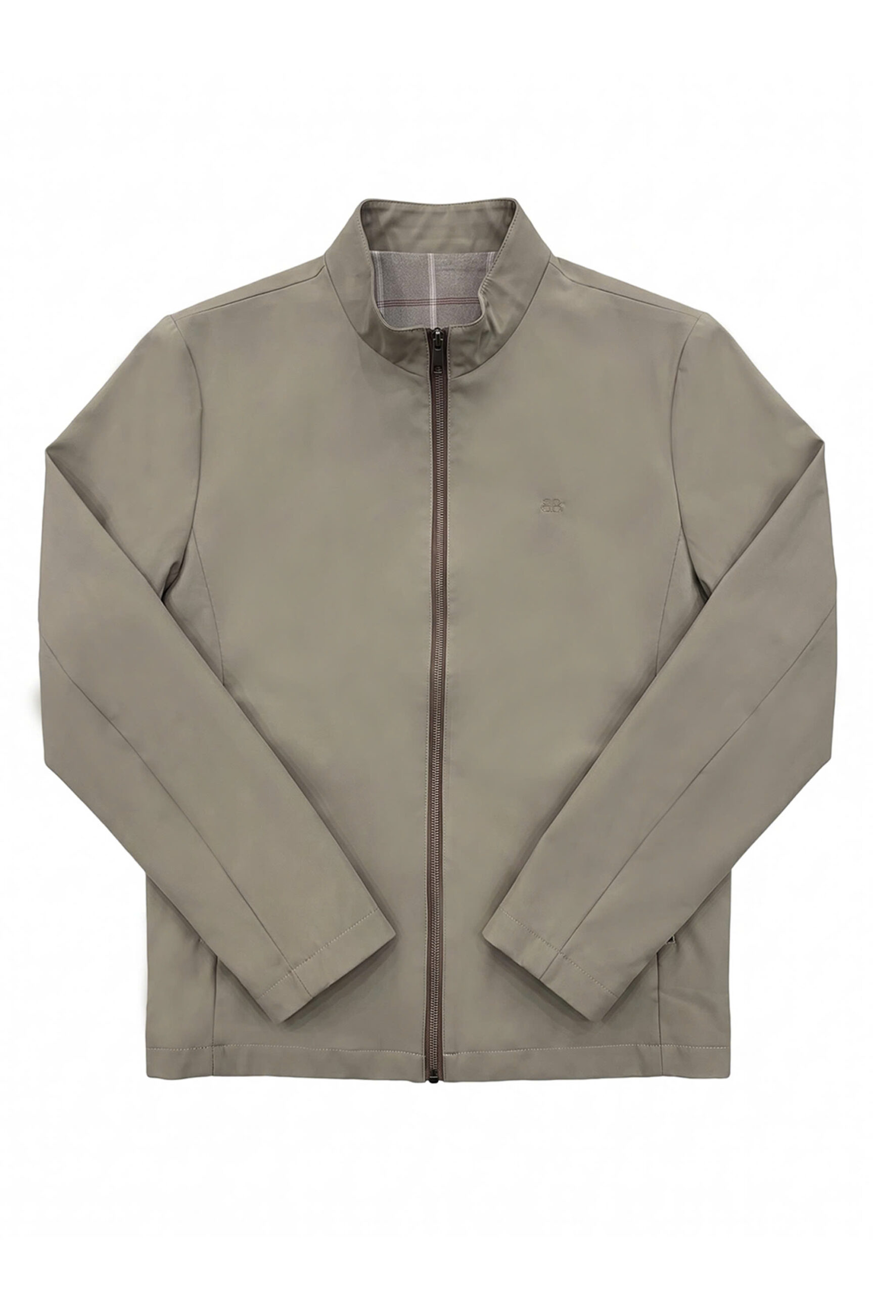 Áo Khoác Blouson Kaki Lụa Premium