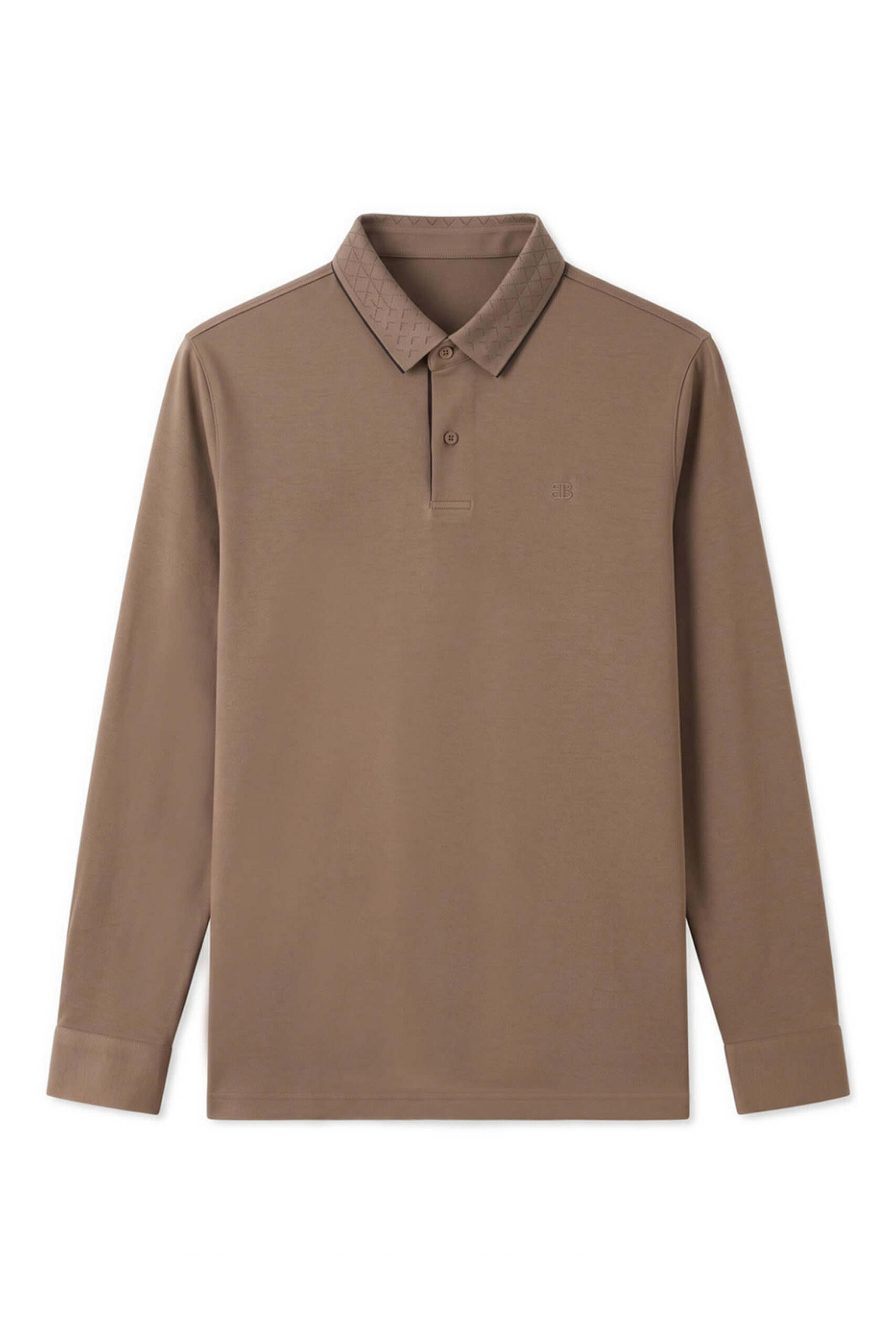Polo Dài Tay Tơ Gỗ Sồi Premium